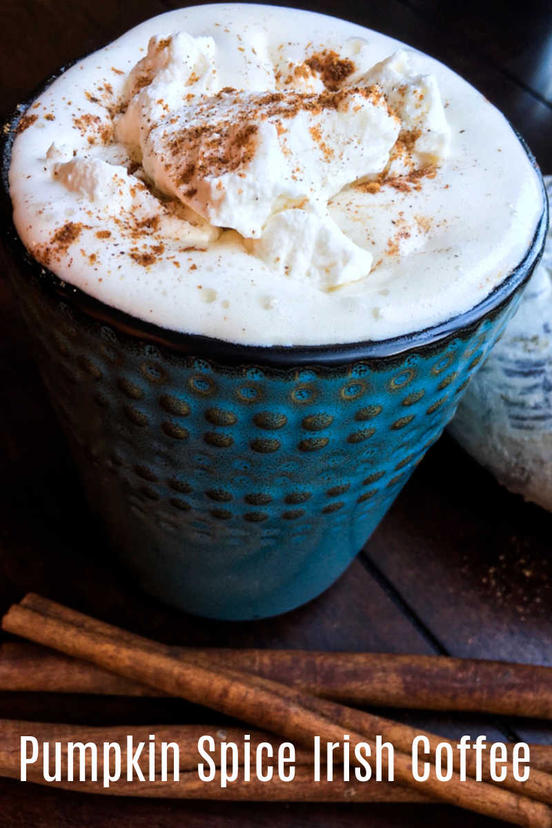 A pumpkin spice Irish coffee cocktail is a perfectly delicious way to warm yourself up, when the weather is cool. 