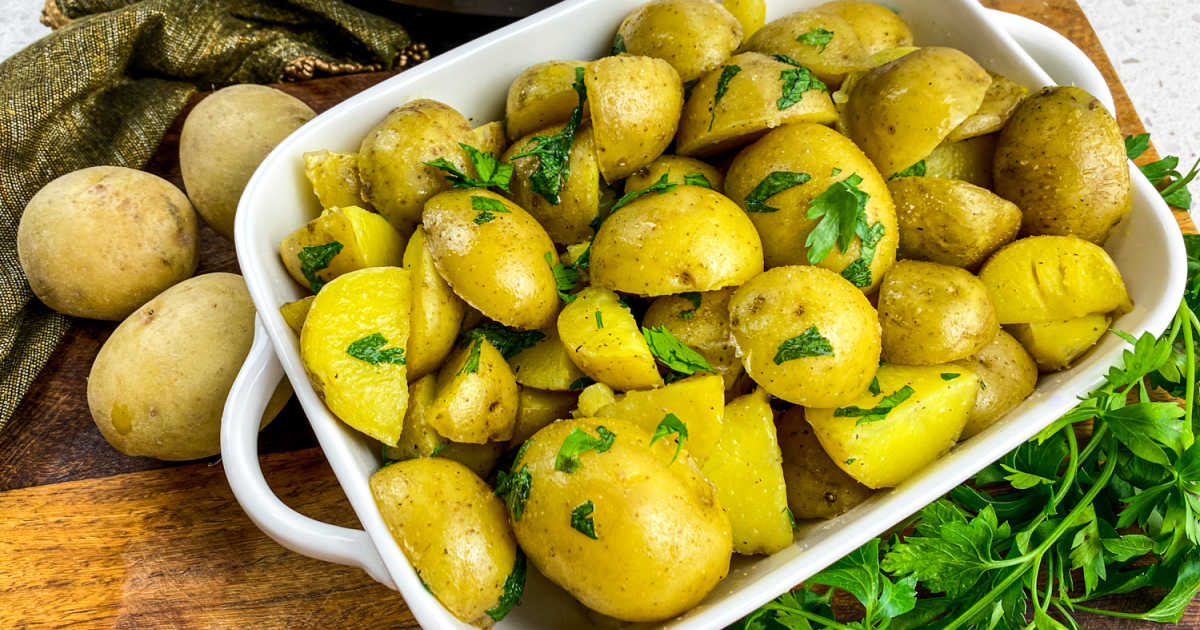 Feature instant pot parsley potatoes