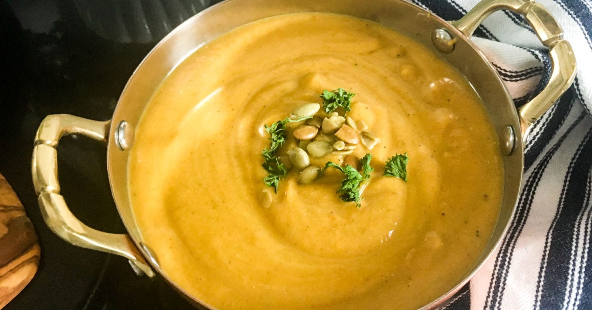 feature butternut curry soup