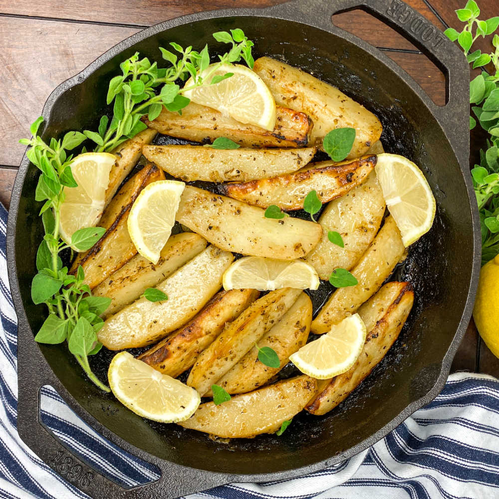 greek skillet potatoes