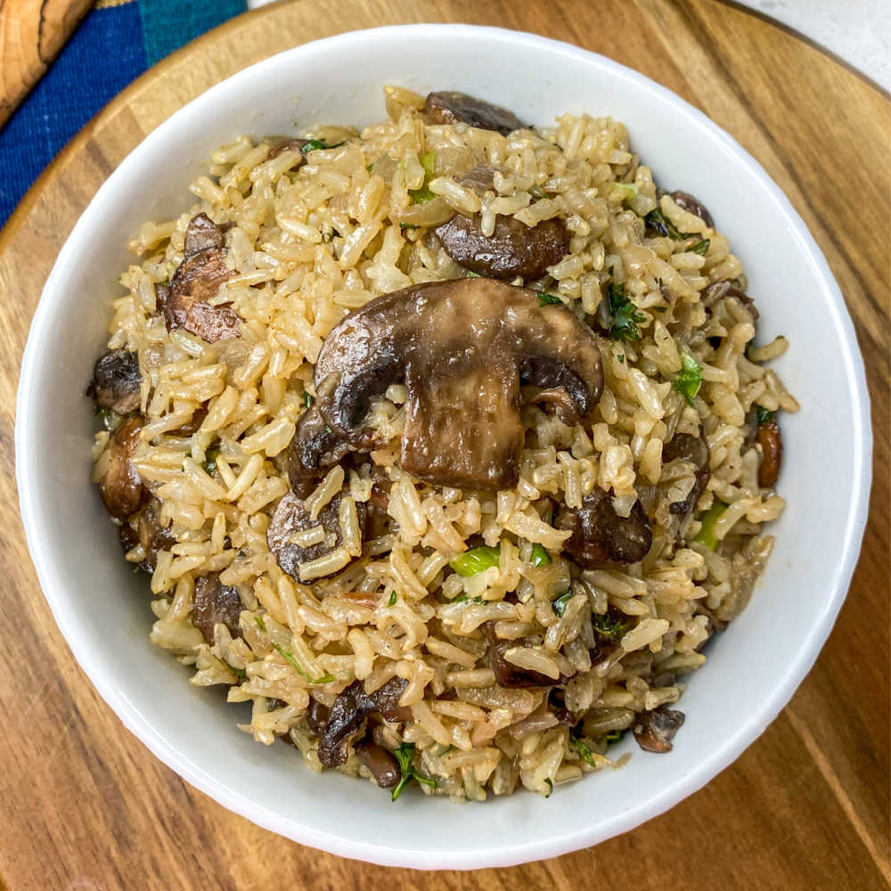  vegan mushroom rice