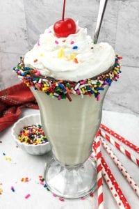 Thick & Creamy Birthday Milkshake Recipe - Mama Likes To Cook