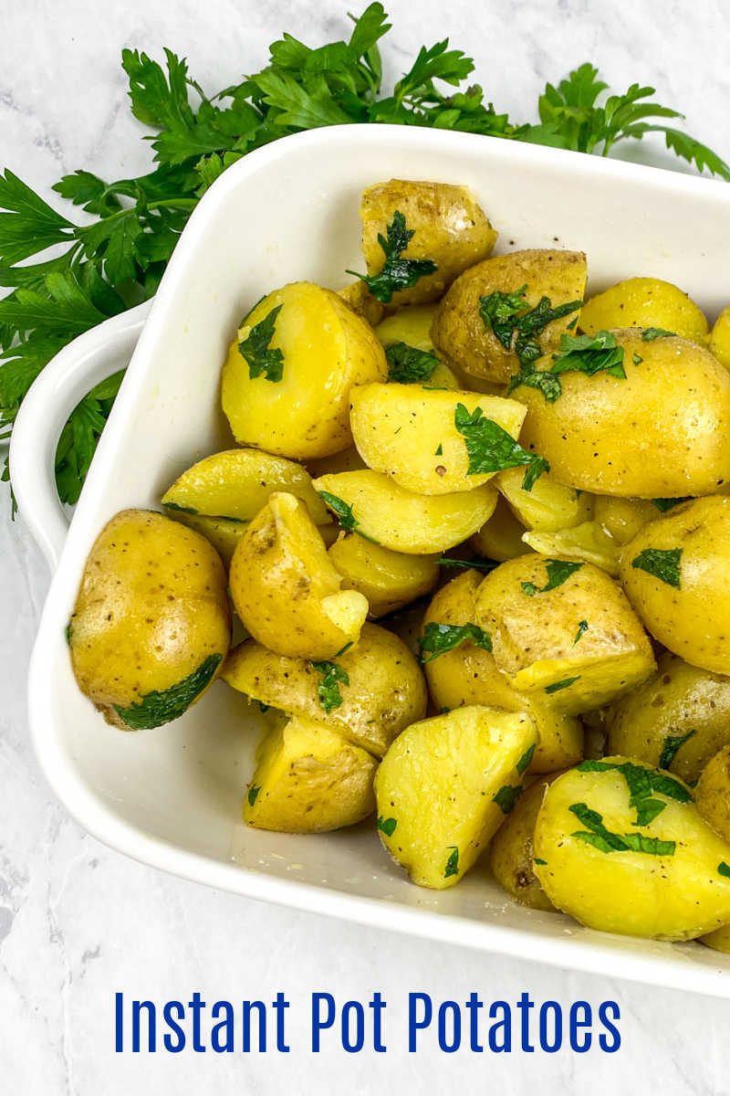 Make these easy Instant Pot baby potatoes, when you want a versatile side dish that will compliment just about any meal.