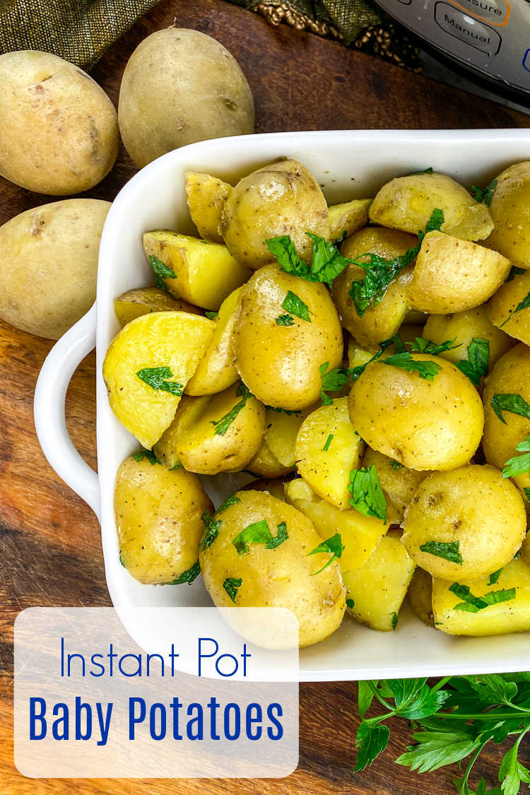 Make these easy Instant Pot baby potatoes, when you want a versatile side dish that will compliment just about any meal.