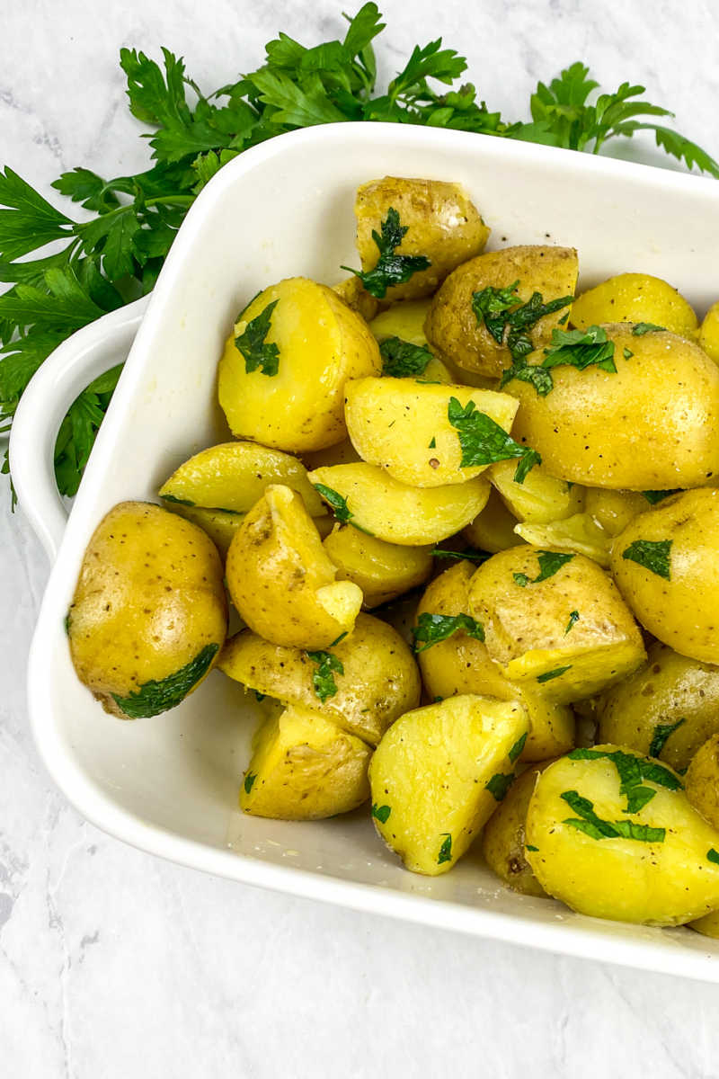 Make these easy Instant Pot baby potatoes, when you want a versatile side dish that will compliment just about any meal.