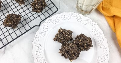 feature no bake chocolate cookie
