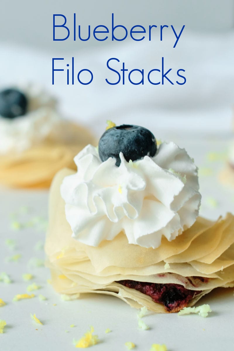 These blueberry filo stacks are easy to make, look great and, of course, these little pastries are an absolutely delicious treat. 