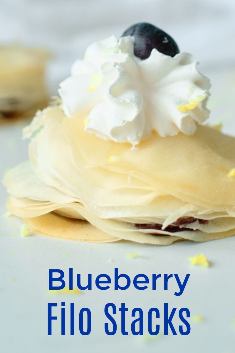These blueberry filo stacks are easy to make, look great and, of course, these little pastries are an absolutely delicious treat. 