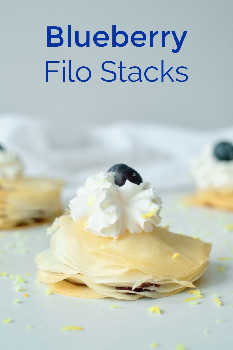 These blueberry filo stacks are easy to make, look great and, of course, these little pastries are an absolutely delicious treat. 