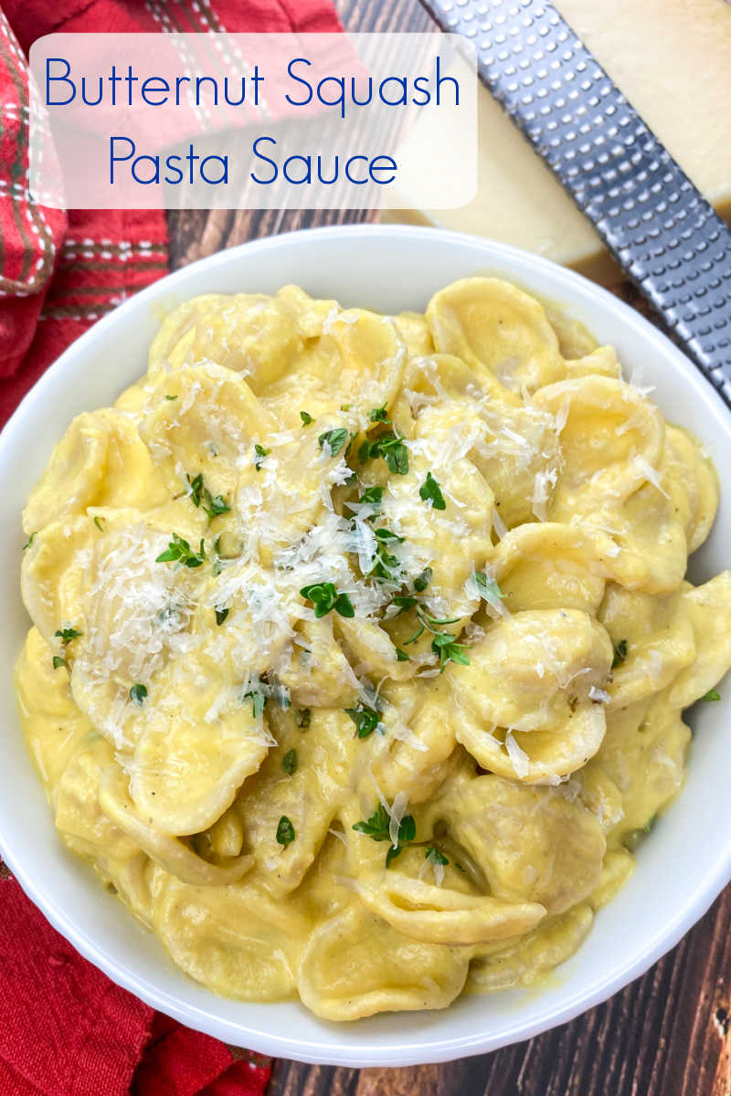 Make this delicious rich and creamy mascarpone butternut squash pasta sauce, when you want a hearty, satisfying meal. 