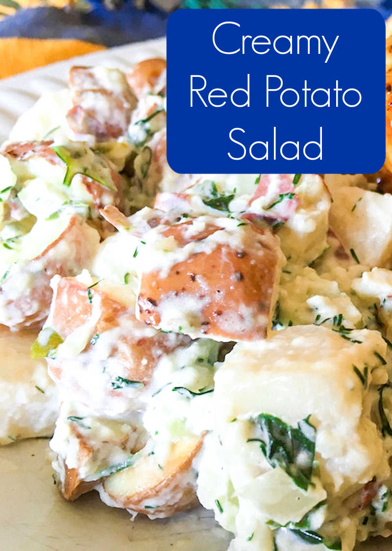 This creamy herbed red potato salad is a picnic favorite, so it's great that it can be made in a microwave oven. 