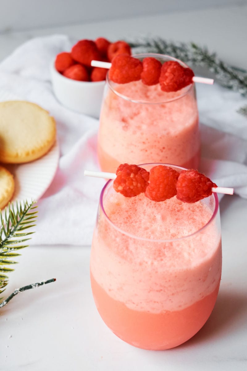 Enjoy this pretty raspberry sparkling ice cream punch, when need a treat or to celebrate Christmas, Valentine's Day or a birthday. 