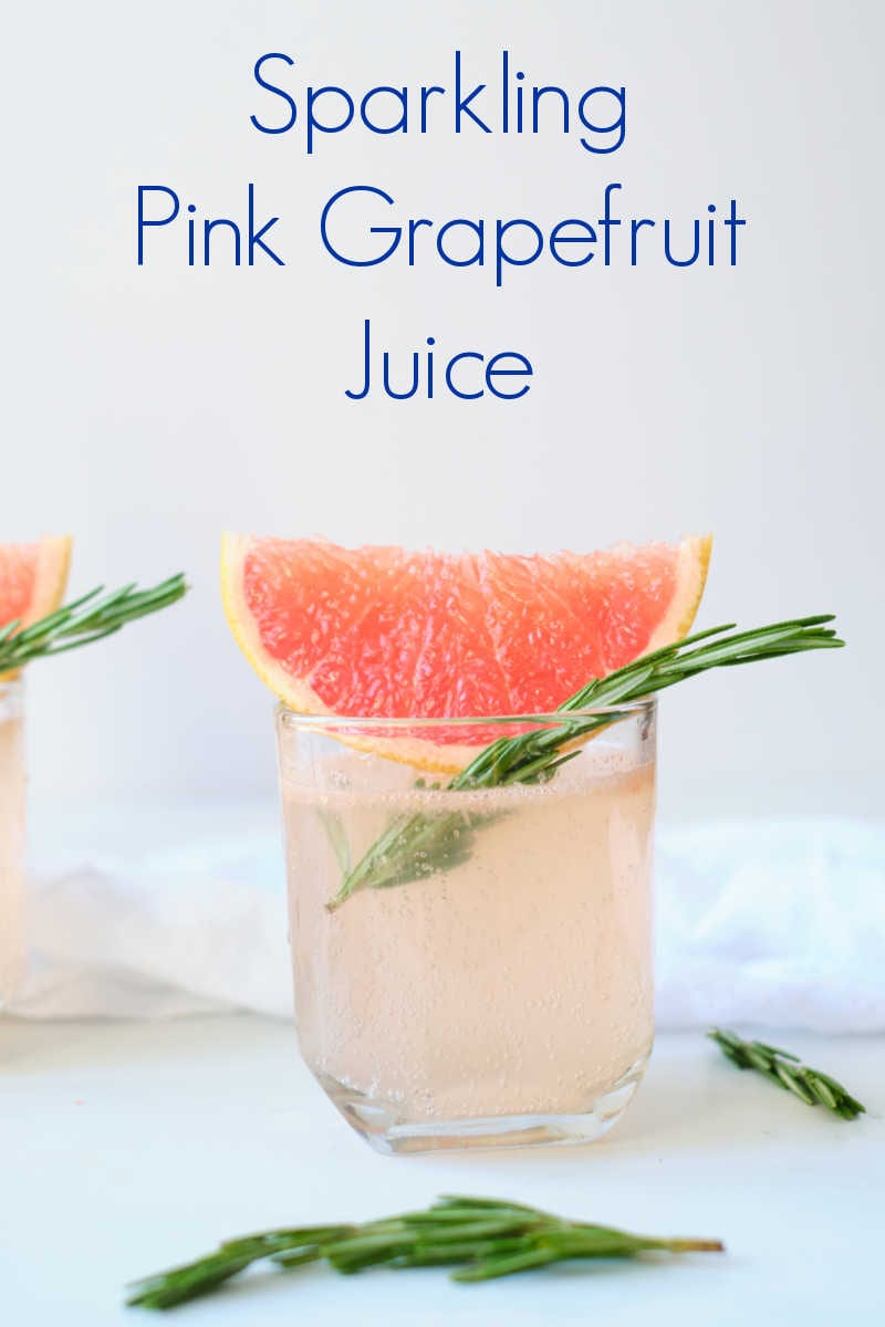 Enjoy a glass of sparkling pink grapefruit juice, when you want a simple drink that will make any morning more special.