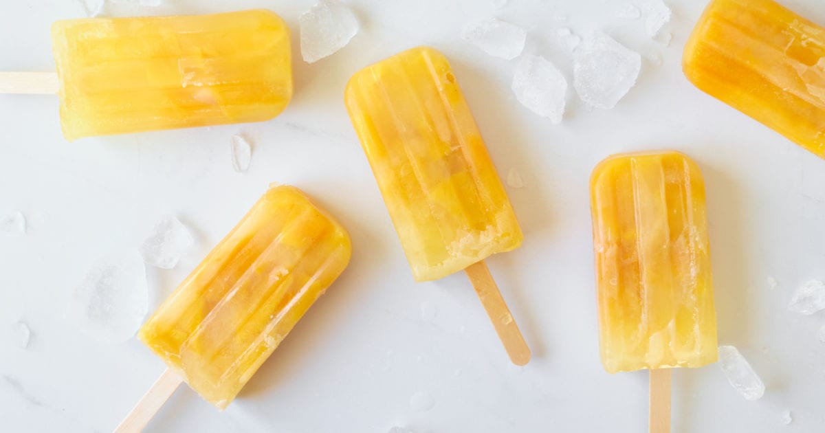 mango popsicles.