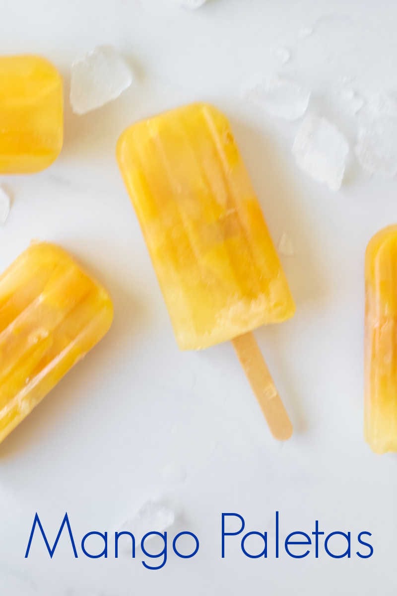 These mango popsicles with chunks of fruit are easy to make with fresh or canned mango, so you will want to make them often. 