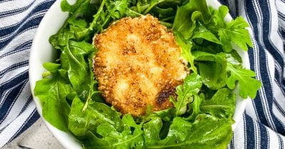 breaded goat cheese salad.