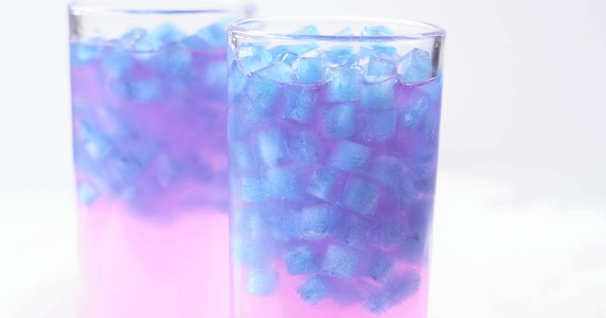 color changing ice cubes.