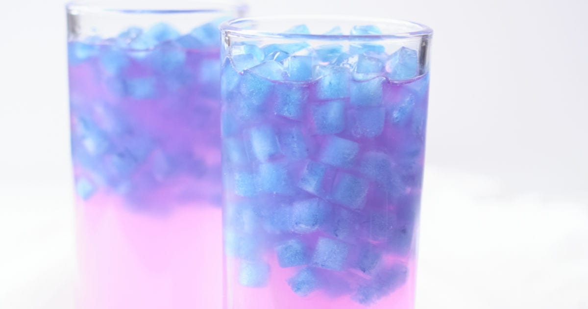 How to deals color ice cubes