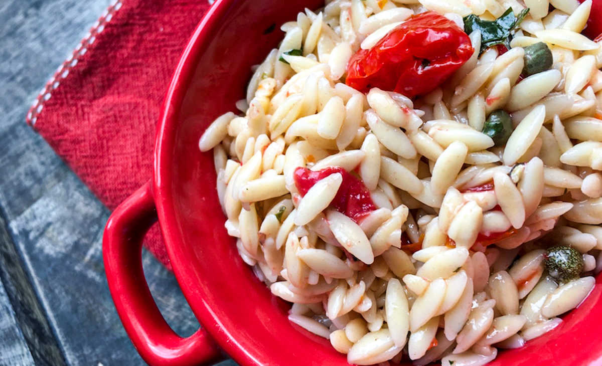 mediterranean orzo salad.