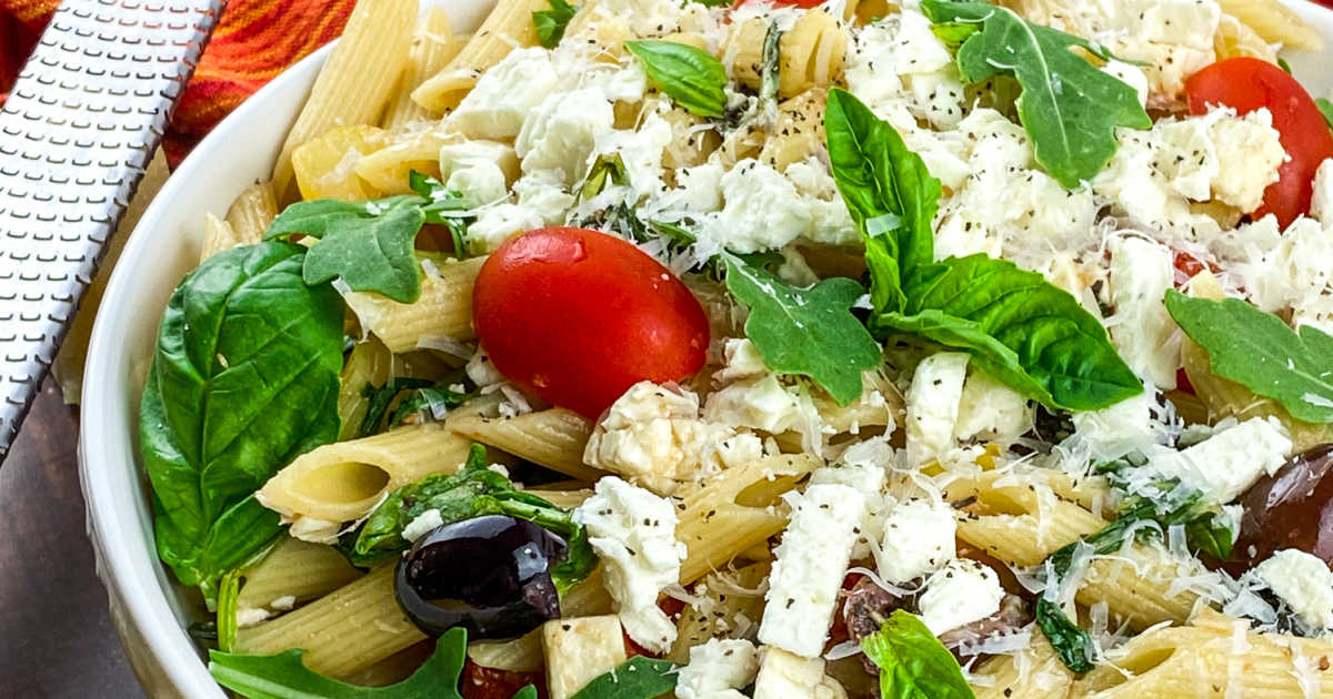 feta pasta salad.