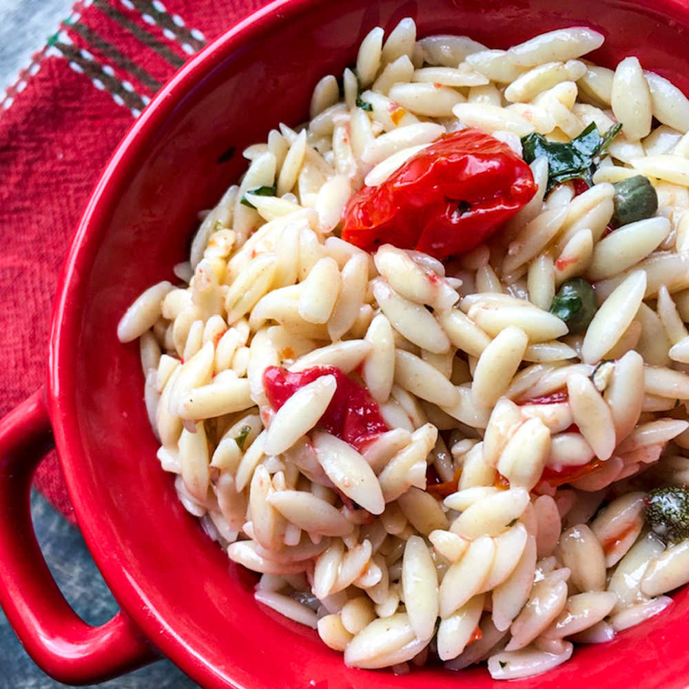 orzo pasta salad.