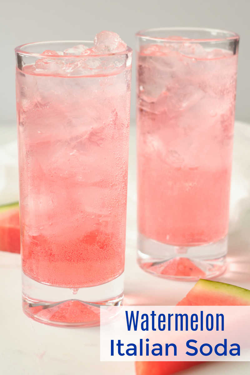 Make this quick and easy watermelon Italian soda recipe, when you want a refreshing drink that is full of sweet fruit flavor. 