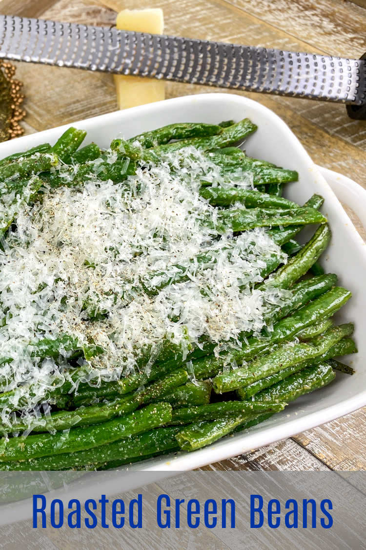 Make these oven roasted green beans topped generously with Parmesan, when you want a classic dish that feels special. 