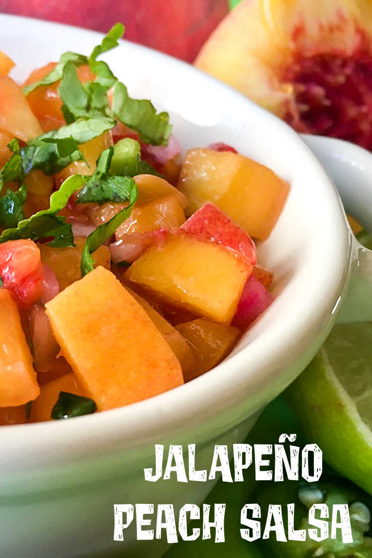 Add a burst of fresh fruit flavor to your snacks and meals, when you make this beautiful and delicious jalapeno peach salsa.