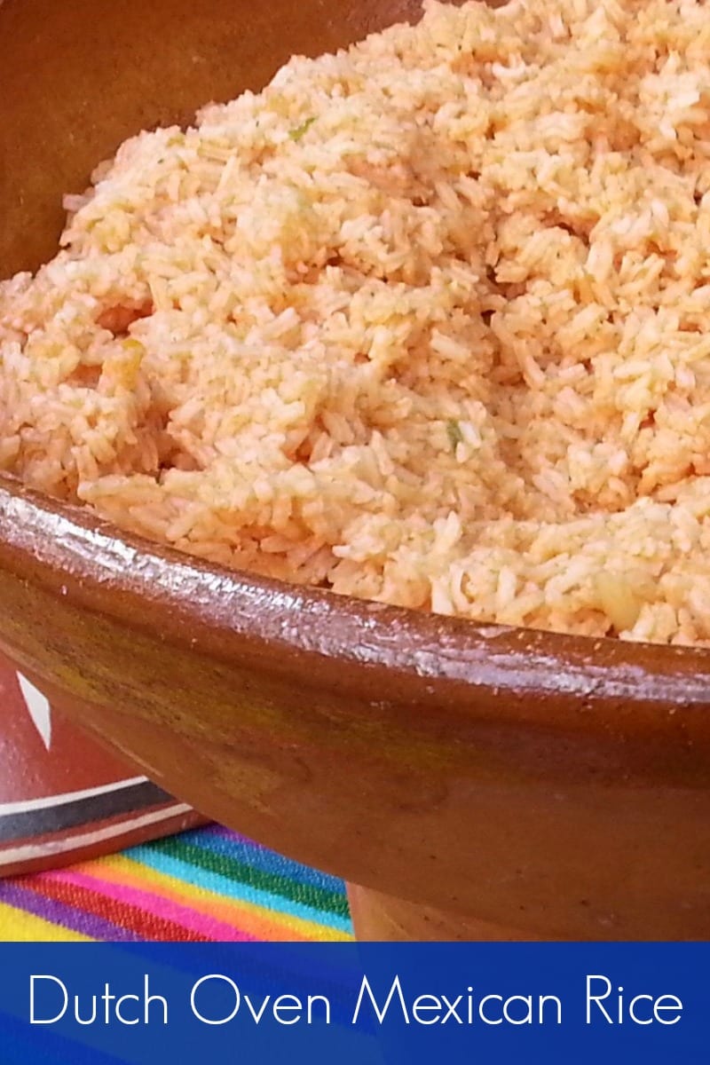 When creating a Mexican meal, you'll need my vegan Dutch oven Mexican rice as a side dish to complete your breakfast, lunch or dinner. 
