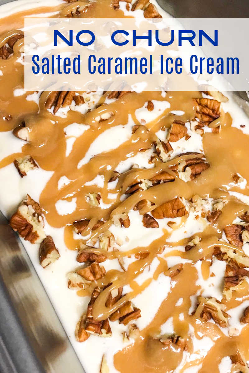 Enjoy a bowl of salted caramel no churn ice cream, when you want a decadent homemade treat that is easy to make. 