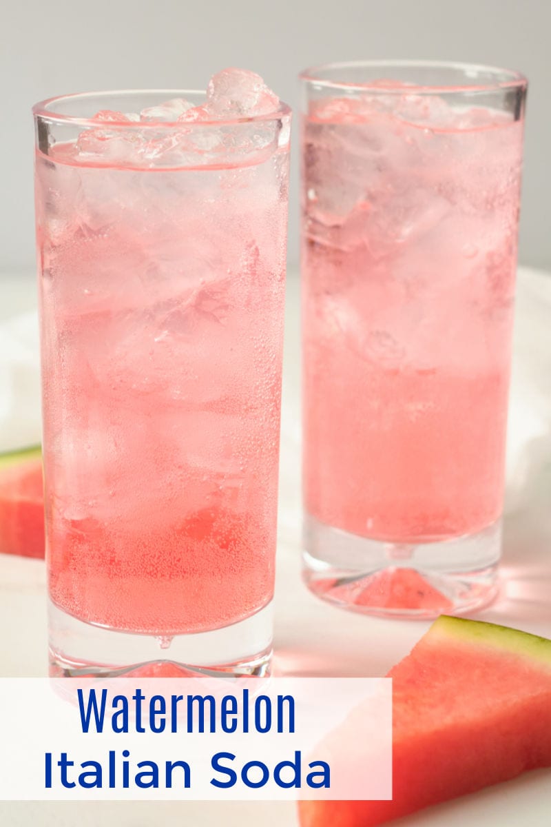 Make this quick and easy watermelon Italian soda recipe, when you want a refreshing drink that is full of sweet fruit flavor. 