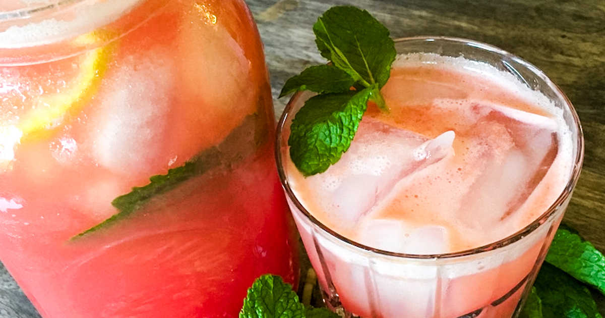 watermelon mint lemonade.