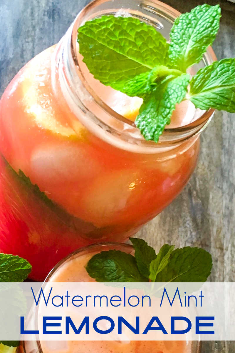 Watermelon Mint Lemonade Recipe - Mama Likes To Cook