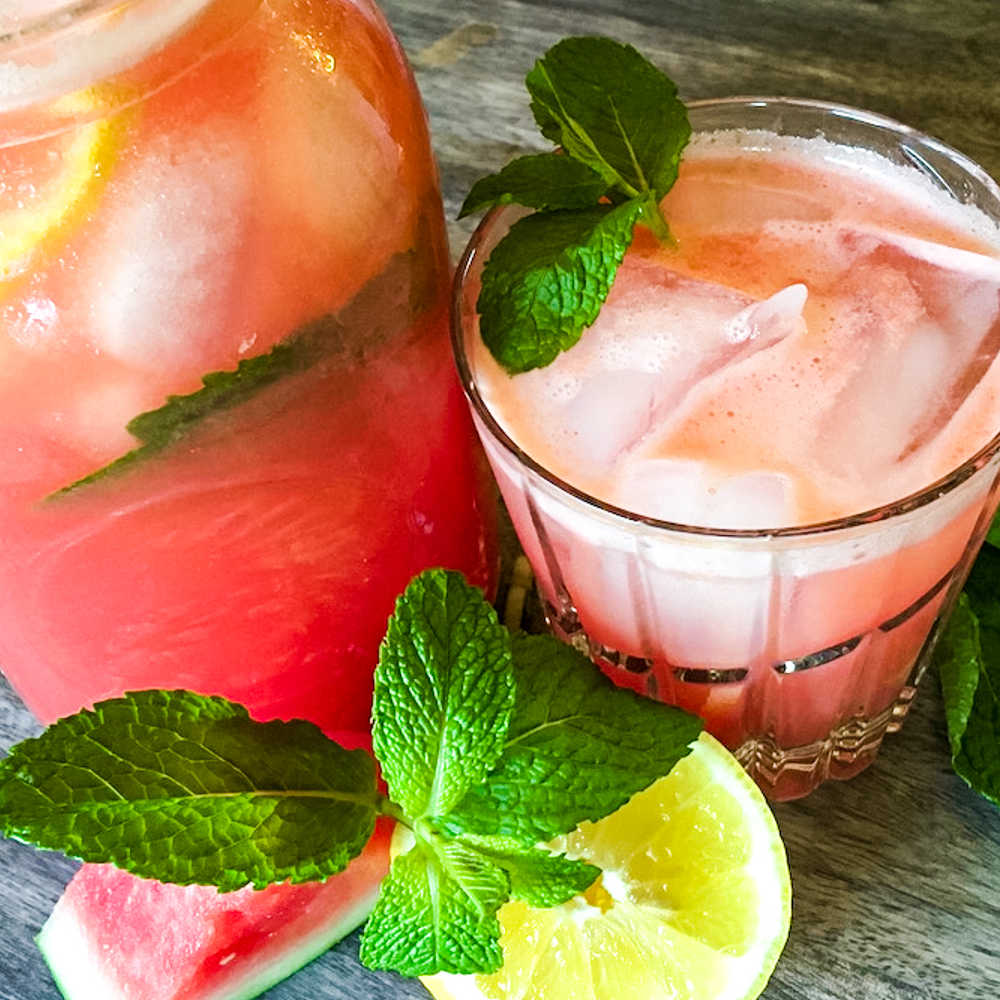 watermelon mint lemonade.