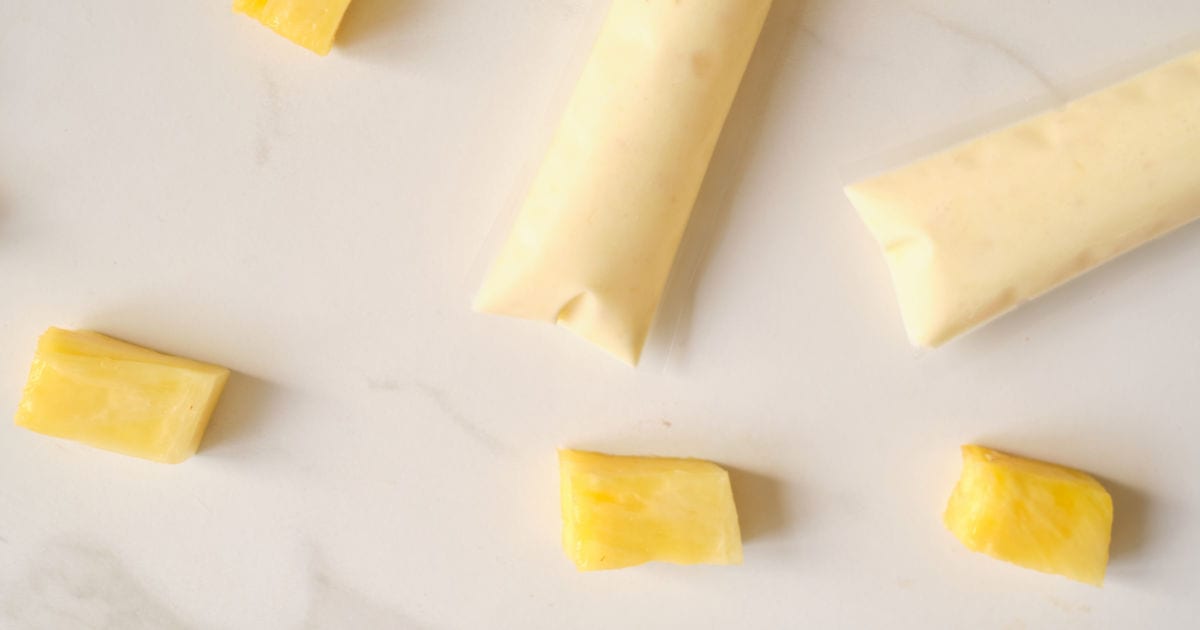 pineapple dole whip freezies