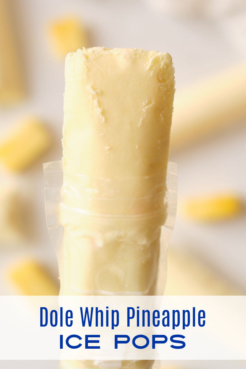 Make these fun and refreshing Dole whip freezies, when you want a pineapple treat that reminds you of Disney and Hawaii. 