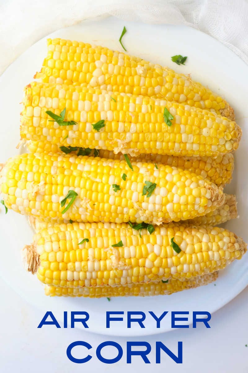 It is quick and easy to make delicious air fryer corn on the cob, so you can enjoy this Summer favorite without working up a sweat. 