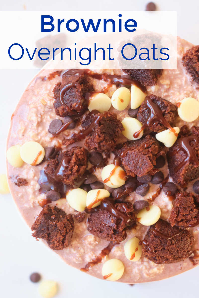 Oatmeal is generally breakfast, but these brownie overnight oats are a delicious dessert with added nutrition from oats.