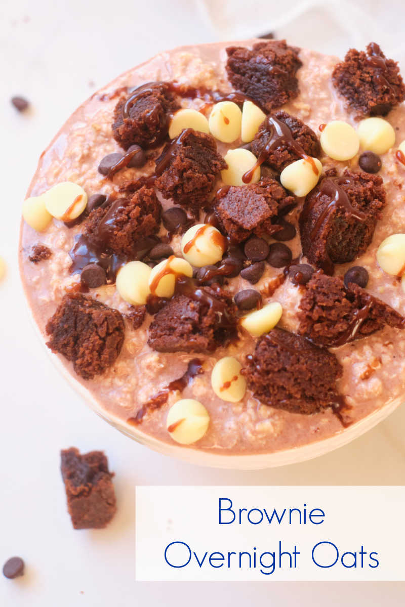 Oatmeal is generally breakfast, but these brownie overnight oats are a delicious dessert with added nutrition from oats.