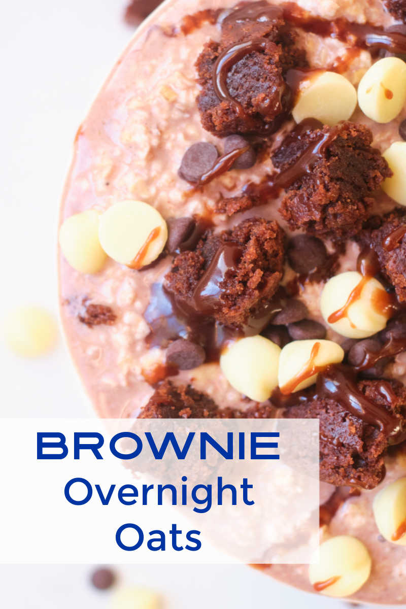 Oatmeal is generally breakfast, but these brownie overnight oats are a delicious dessert with added nutrition from oats.