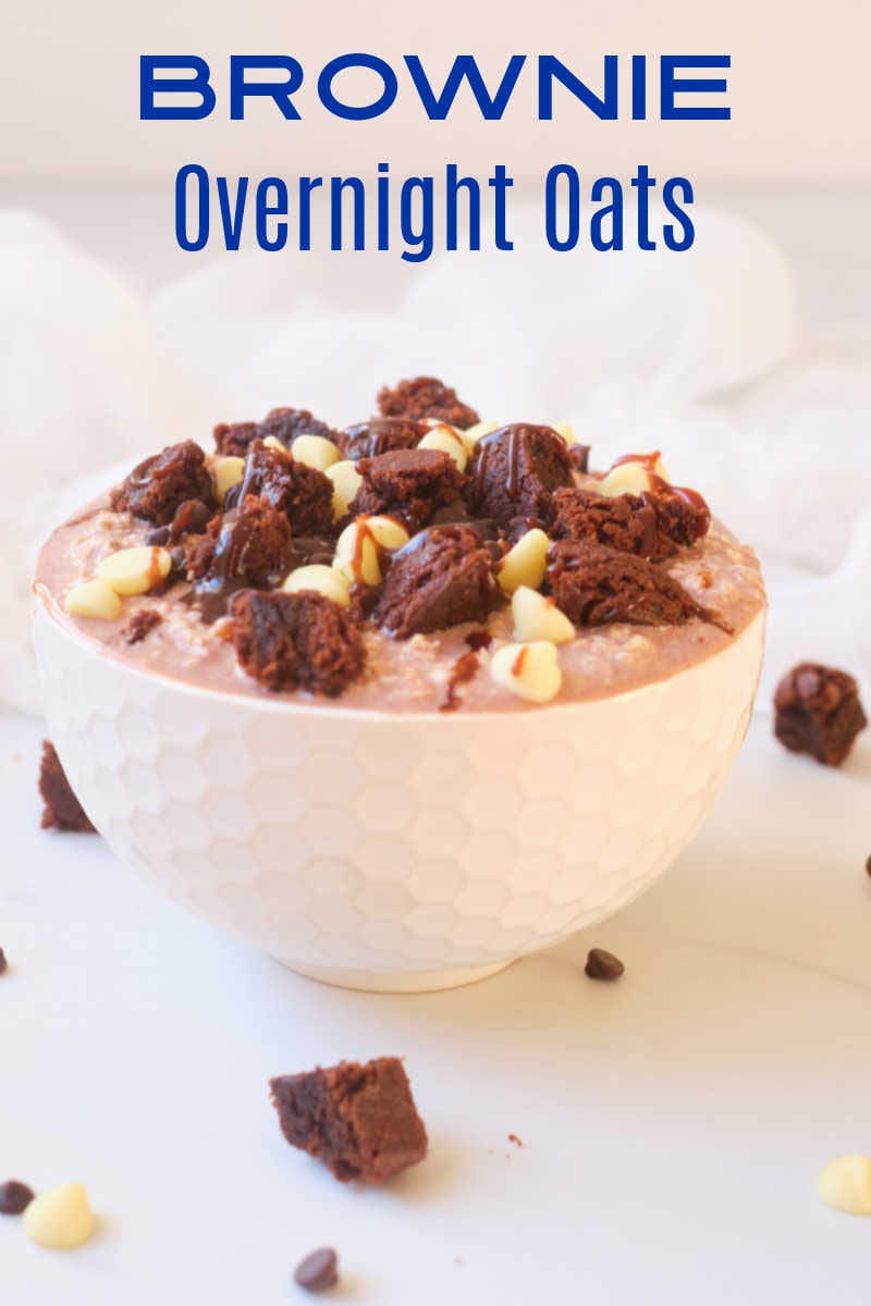 Oatmeal is generally breakfast, but these brownie overnight oats are a delicious dessert with added nutrition from oats.