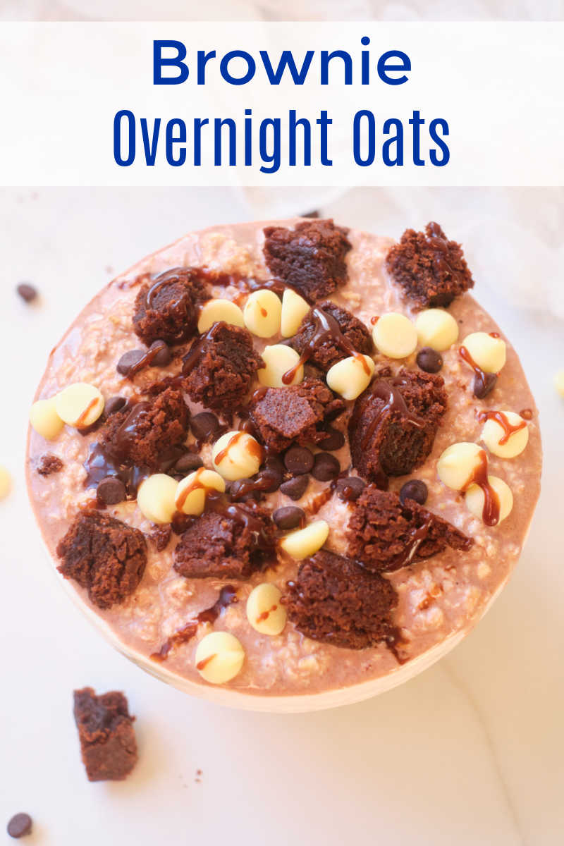 Oatmeal is generally breakfast, but these brownie overnight oats are a delicious dessert with added nutrition from oats.