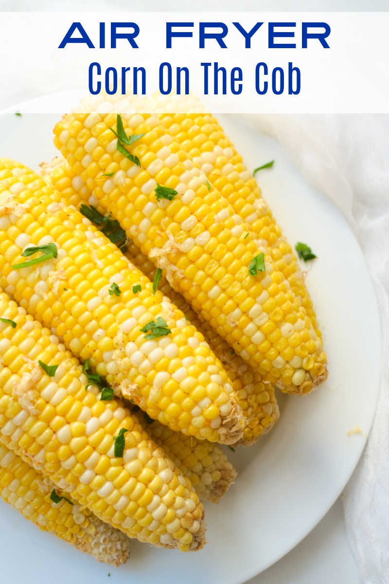 It is quick and easy to make delicious air fryer corn on the cob, so you can enjoy this Summer favorite without working up a sweat. 