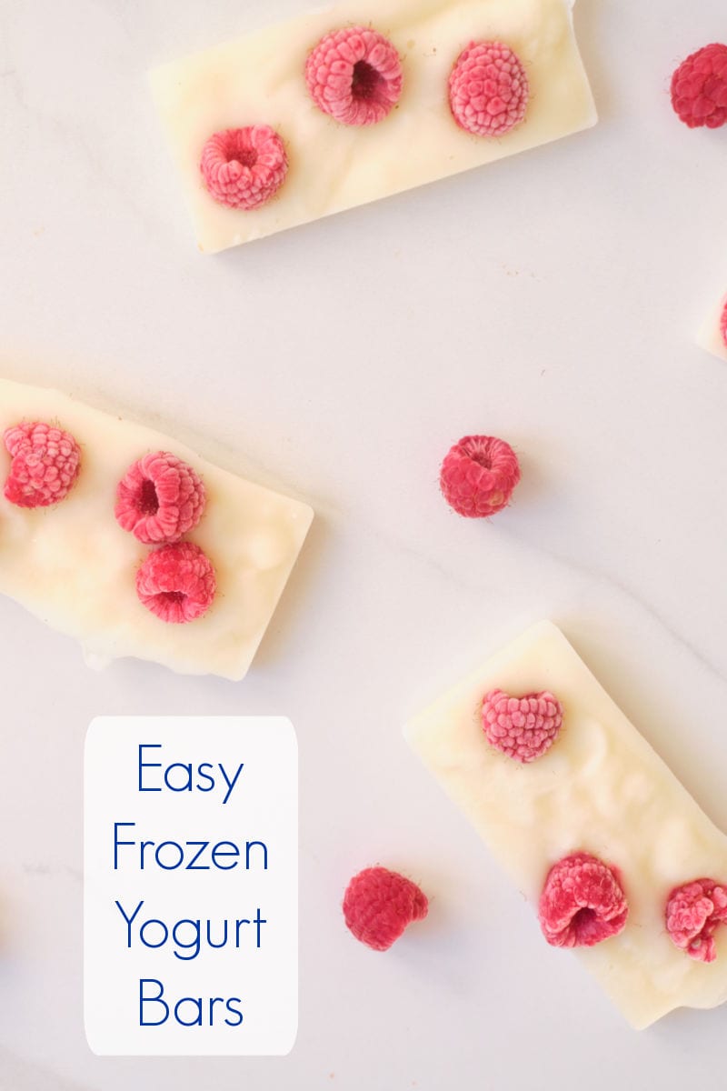 These easy frozen yogurt bars topped with fresh raspberries taste like dessert, but are perfectly appropriate for breakfast, too.