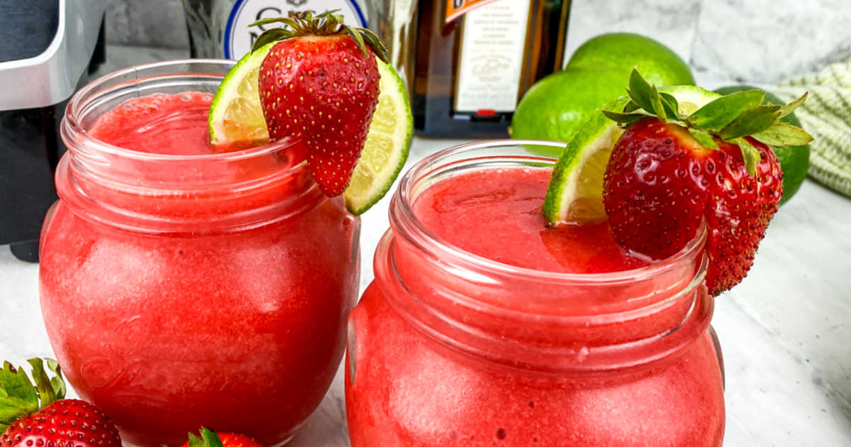 feature classic strawberry margarita.