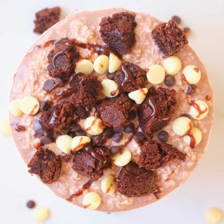 Brownie Overnight Oats Dessert Recipe Mama Likes To Cook