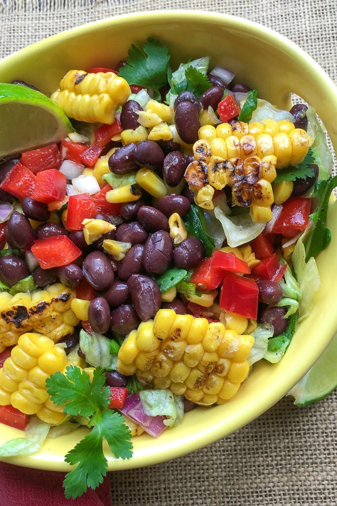 Vegan Mexican Avocado Salad Recipe #VeganSalad #MexicanFood #MexicanSalad #Vegetarian #VegetarianSalad