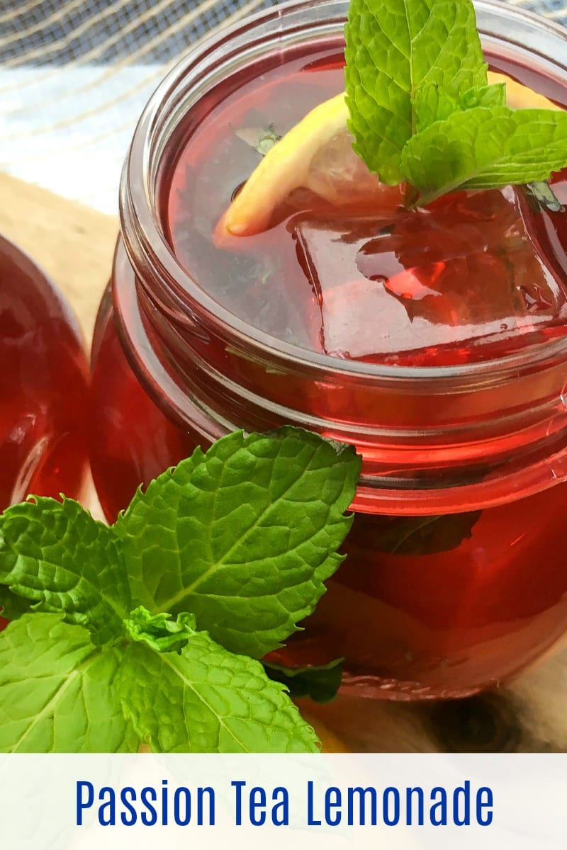 Passion Iced Tea Lemonade Recipe #PassionTea