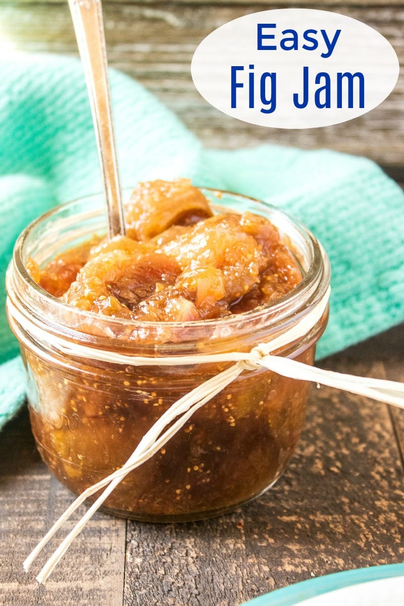 Easy No Pectin Vanilla Maple Fig Jam Recipe