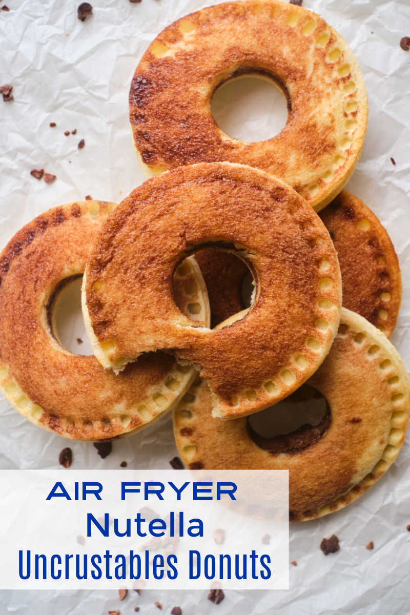 Make homemade Nutella uncrustables donuts in your air fryer, when you want a treat that is fun and delicious. 